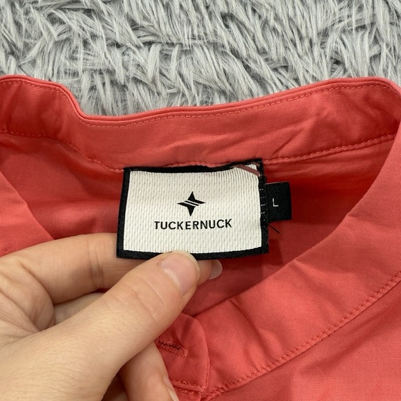 Tuckernuck Coral Royal Shirt Dress - Picture 2 of 15